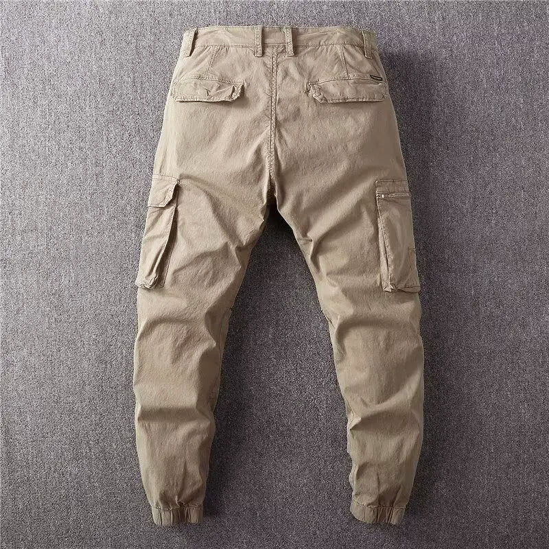 Charles Morrison Cargo Pants with Tapered Fit