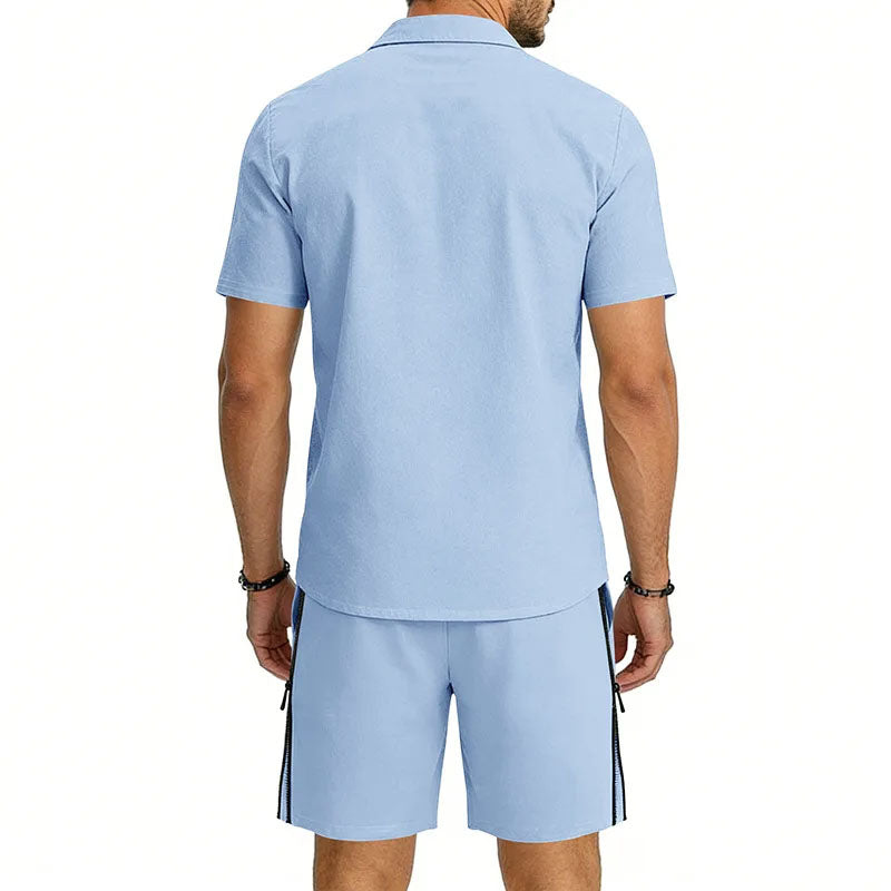 Charles Morrison Shirt and Shorts Co-Ord Set