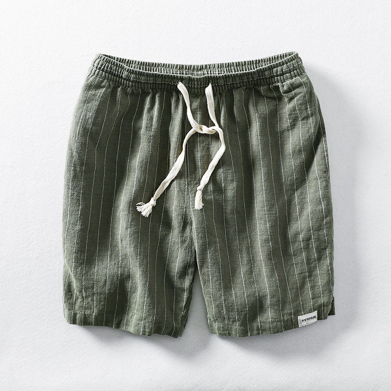 Charles Morrison Clearwater Cotton Linen Shorts