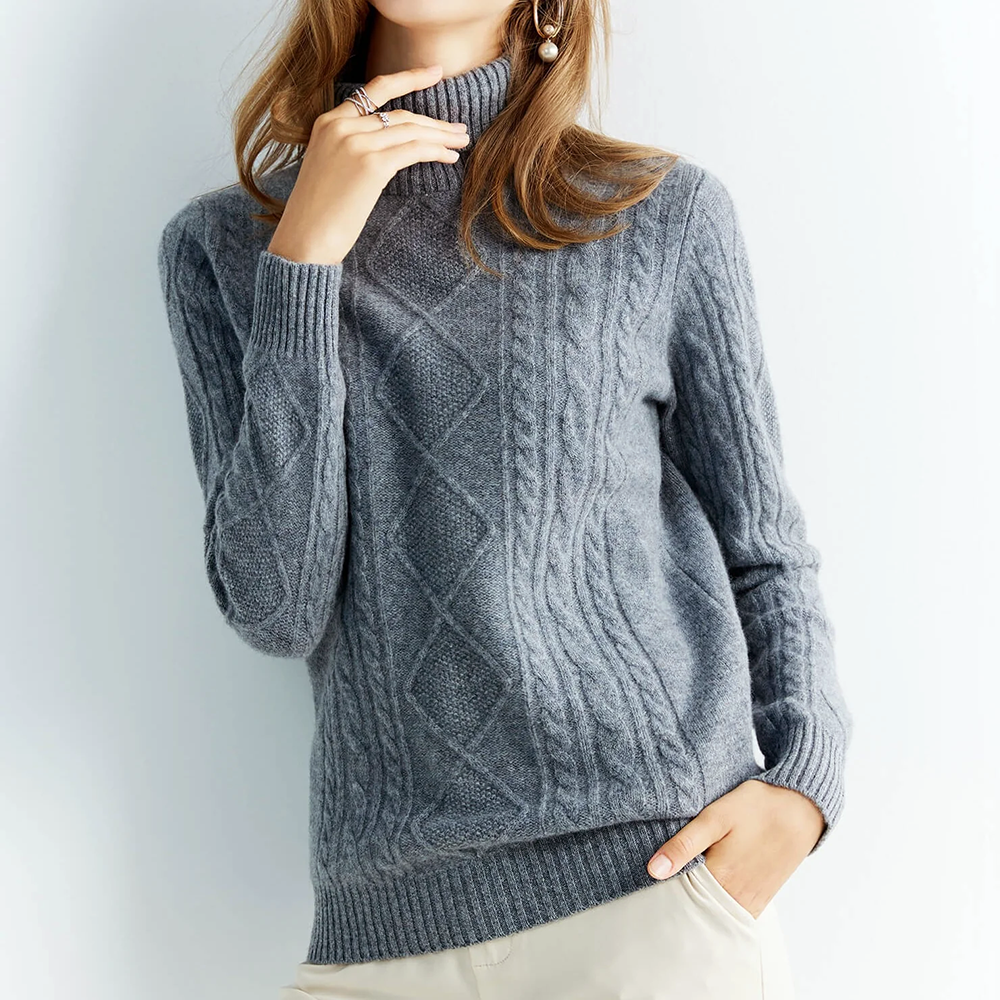 Emie Daly Cashmere Turtleneck Sweater