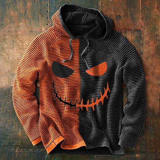 Halloween Spooky Pumpkin Pattern Hoodie
