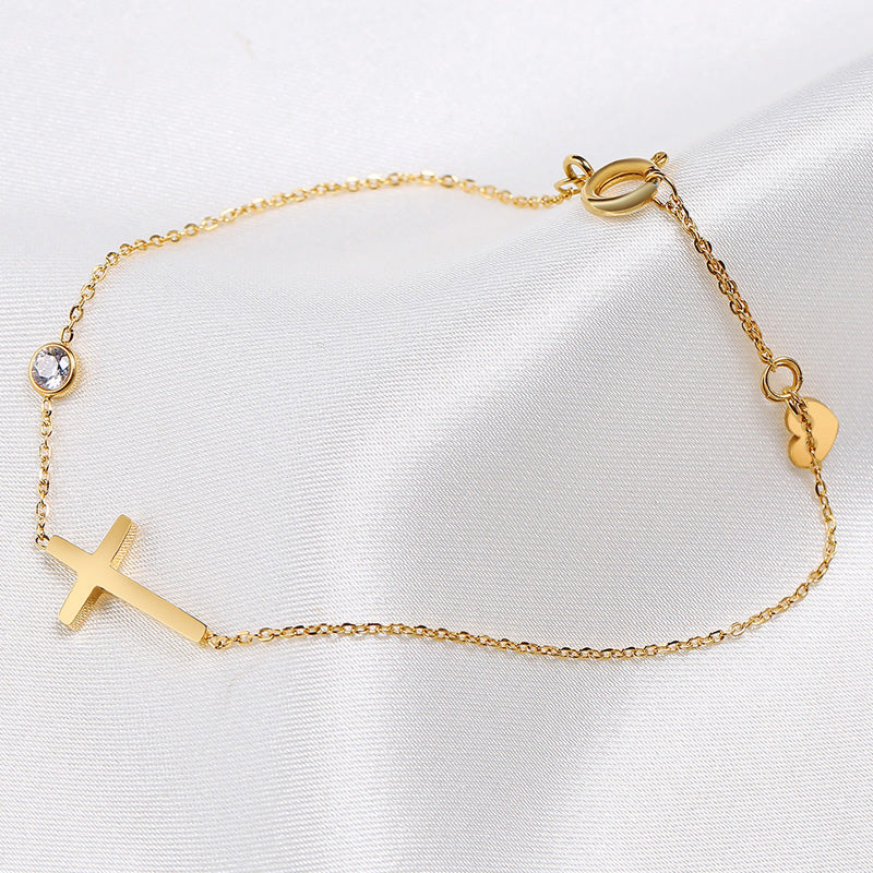 Malin-Tassou Chic Cross Bracelet