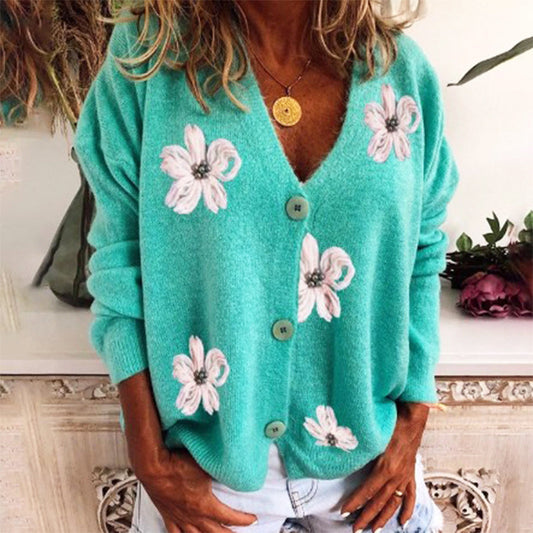 Malin Tassou Floral Sweater