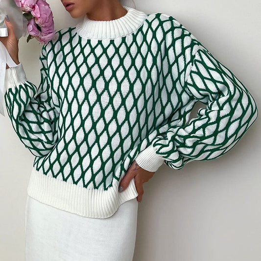 Malin Tassou Retro Oversized Sweater