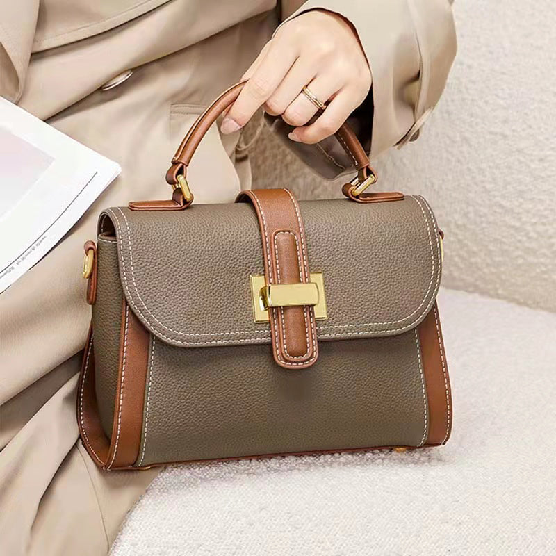 Olivia Klein Genuine Leather Chic Handbag