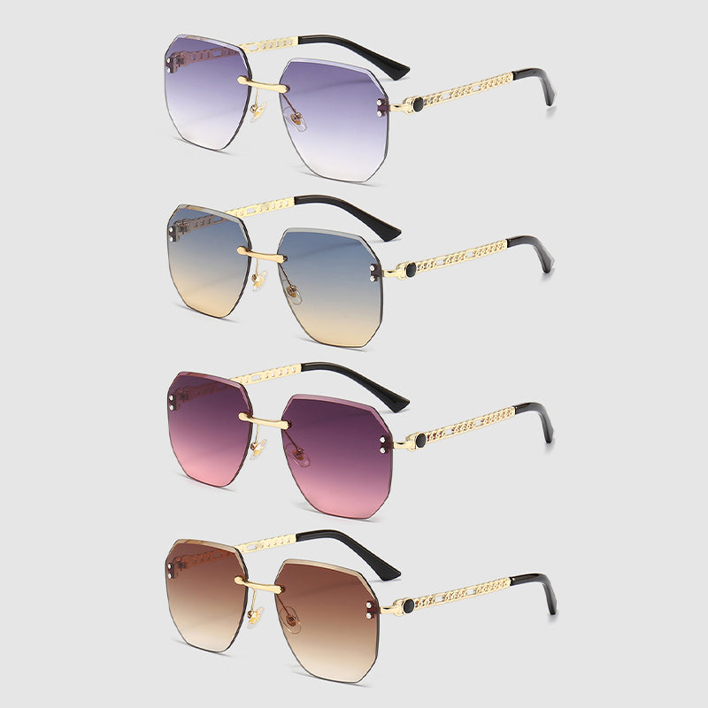 Playa Rimless Sunglasses