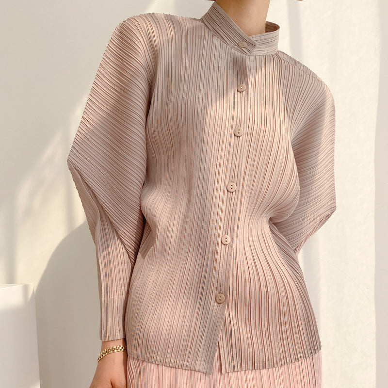 Celeste Antique Charm Pleated Shirt