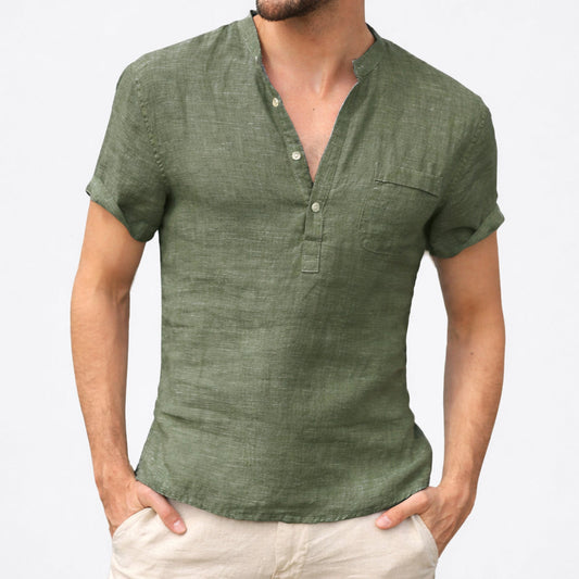 Charles Morrison Lightweight Summer Henley Top