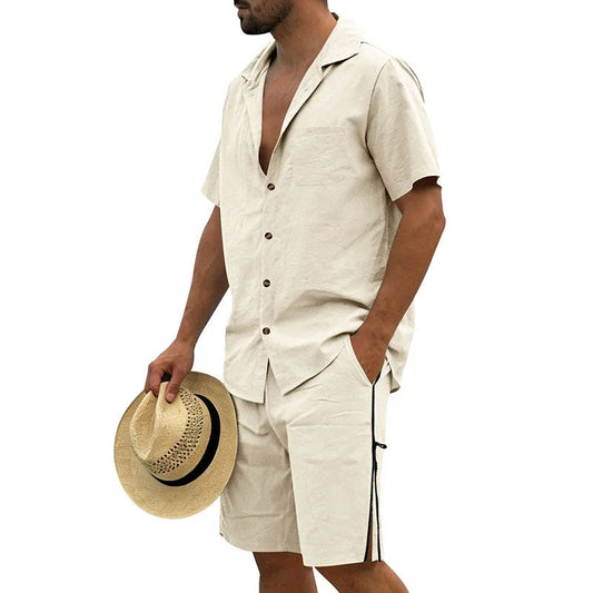 Charles Morrison Shirt and Shorts Co-Ord Set