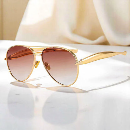 Emie Daly Sculpted Aviator Sunglasses