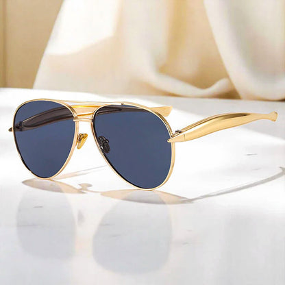 Emie Daly Sculpted Aviator Sunglasses