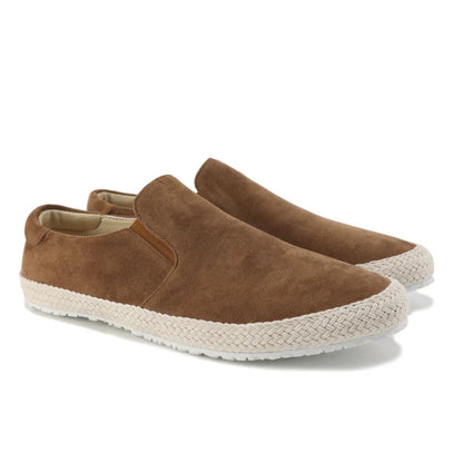 Emie Daly Braided-Sole Slip-On Loafers