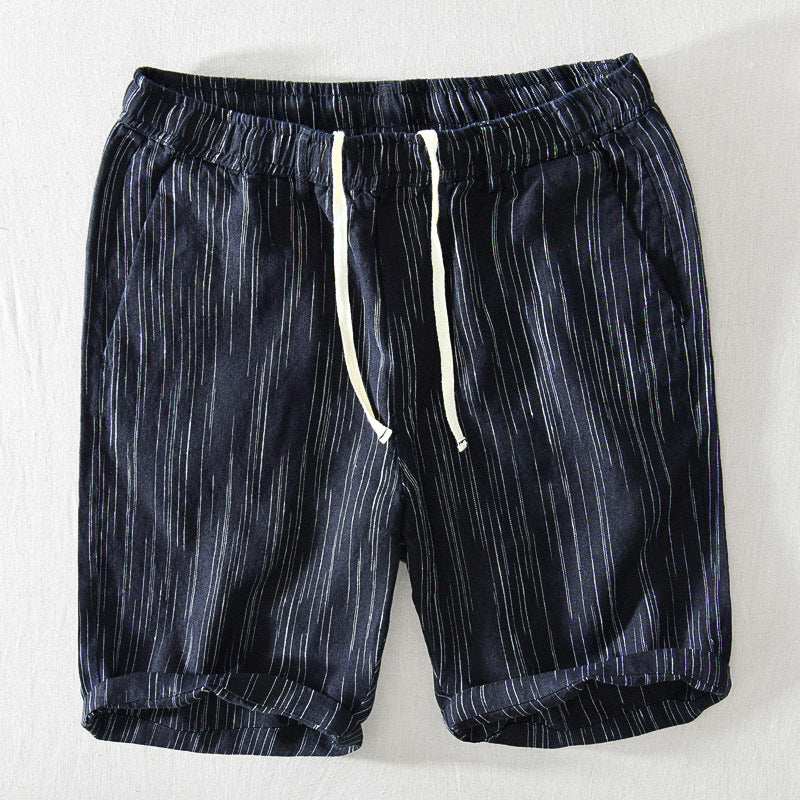 Frank Hardy Linen Striped Shorts