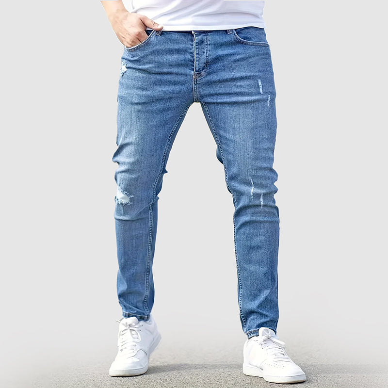 Frank Hardy Slim Fit Distressed Jeans