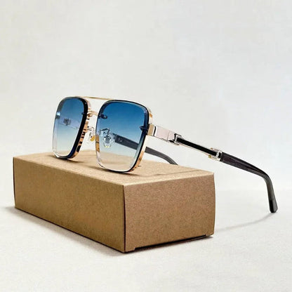 Large Square Frame Sunglasses