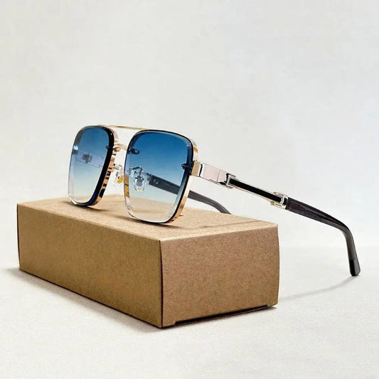 Large Square Frame Sunglasses