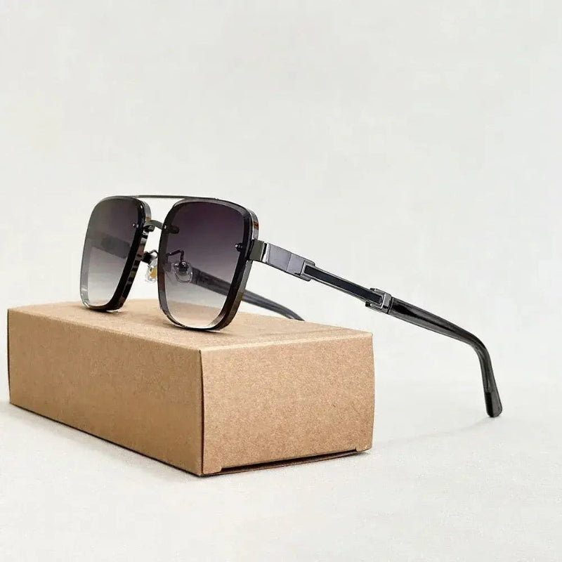 Large Square Frame Sunglasses