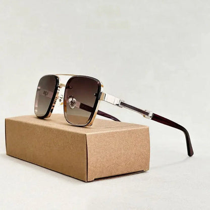 Large Square Frame Sunglasses