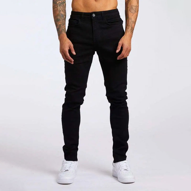 Louis Martin Slim Fit High-Waisted Jeans