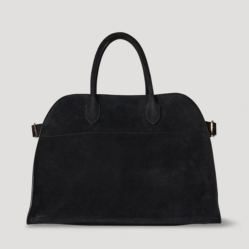 Malin Tassou Large Structured Suede Handbag