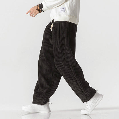 Men’s Loose-Fit Ribbed Corduroy Pants