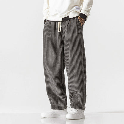 Men’s Loose-Fit Ribbed Corduroy Pants