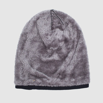 Men’s Slouch Knit Beanie with Fleece Interior