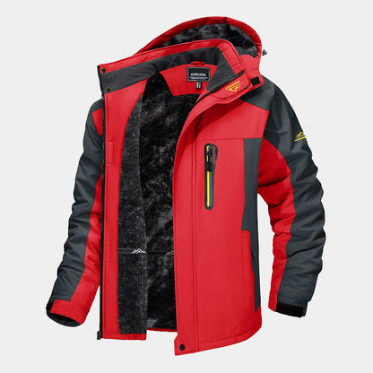 Men’s Waterproof Ski Jacket with Fleece Lining