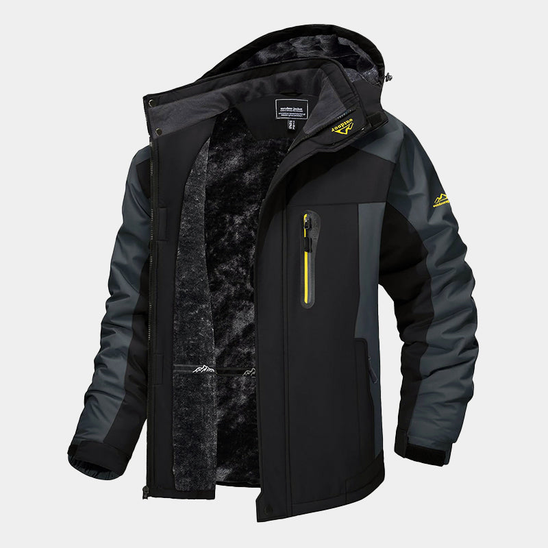 Men’s Waterproof Ski Jacket with Fleece Lining