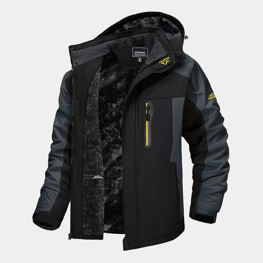 Men’s Waterproof Ski Jacket with Fleece Lining