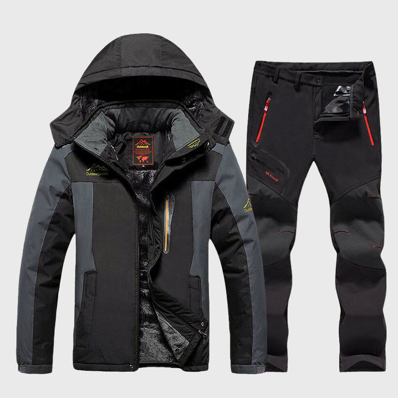 Men’s Waterproof Ski Set Set with Insulated Lining
