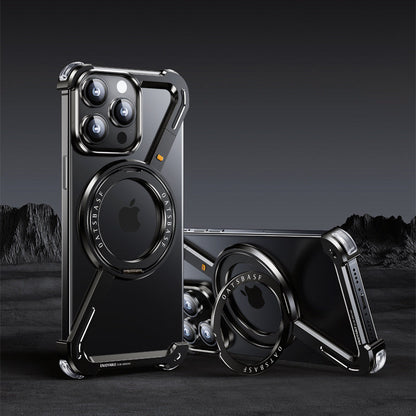 Protective Magnetic Phone Case for iPhone 17 Series with 360° Ring Stand