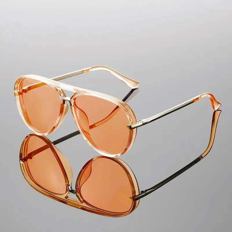 Sleek Modern Aviator Sunglasses
