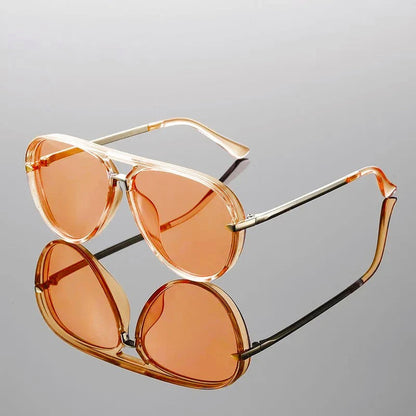 Sleek Modern Aviator Sunglasses
