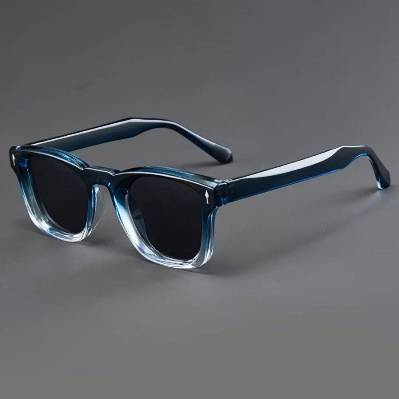 Square Profile Sunglasses with Gradient Lenses