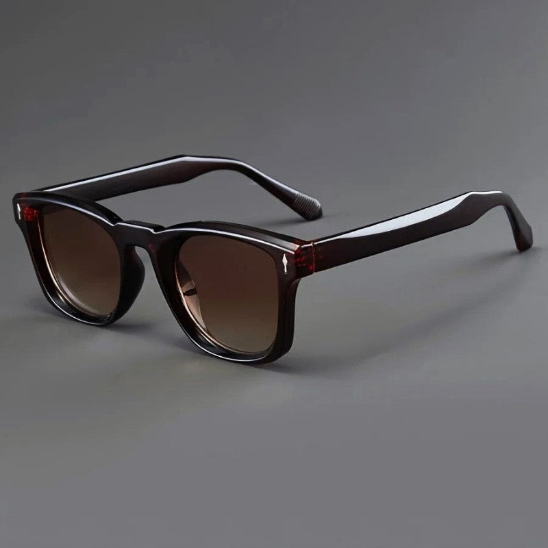 Square Profile Sunglasses with Gradient Lenses