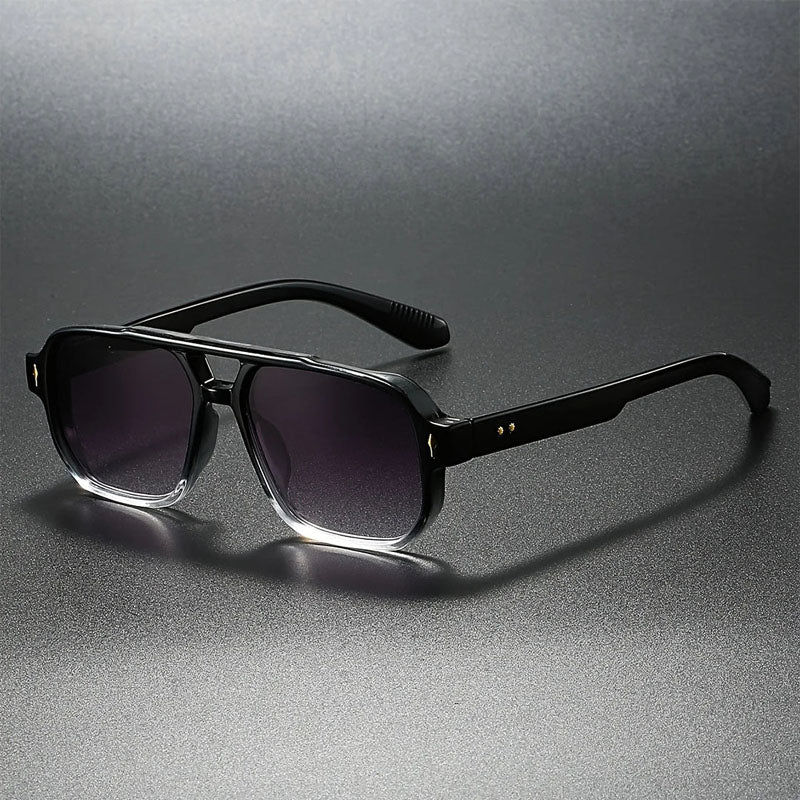 Valentro Square Frame Tinted Lens Sunglasses