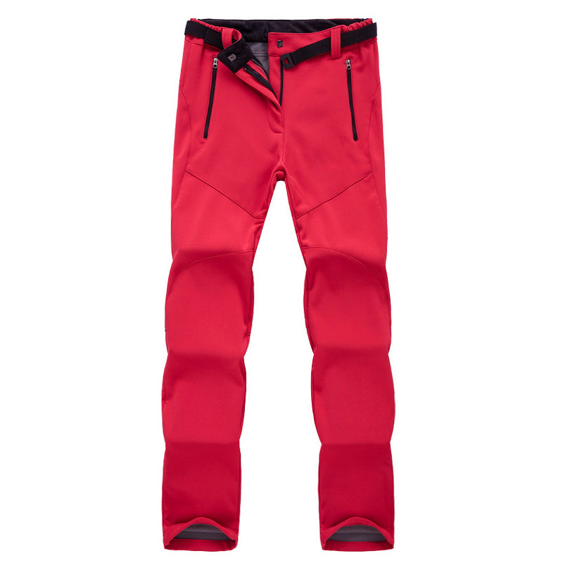 Women’s Softshell Hiking and Ski Pants with Fleece Lining