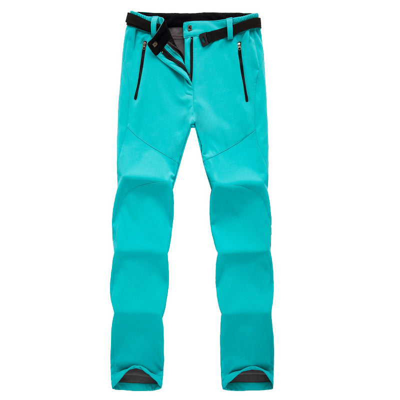 Women’s Softshell Hiking and Ski Pants with Fleece Lining