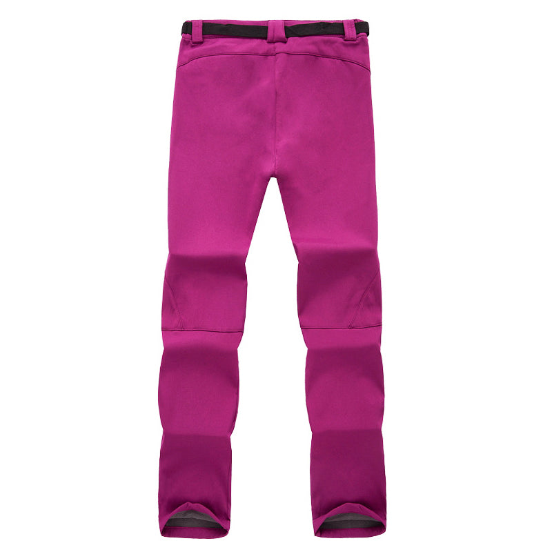 Women’s Softshell Hiking and Ski Pants with Fleece Lining