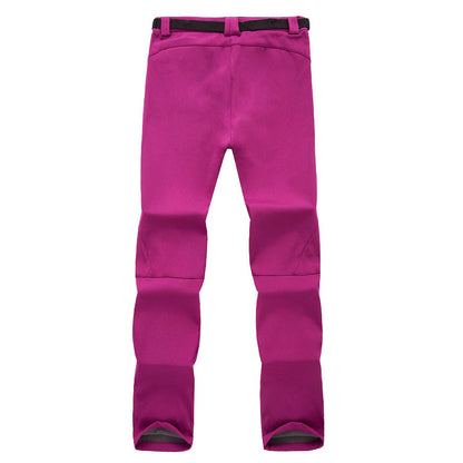 Women’s Softshell Hiking and Ski Pants with Fleece Lining