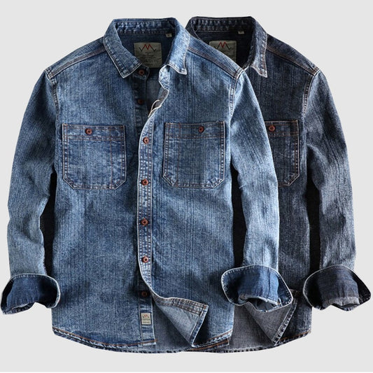 80s Retro Denim Shirt