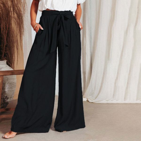 Bali High-Waist Casual Trousers - Avxnue