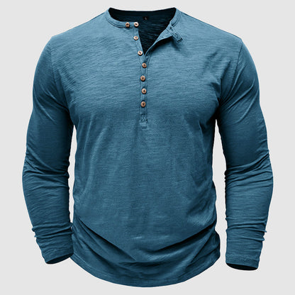 Blade Cotton Henley Shirt