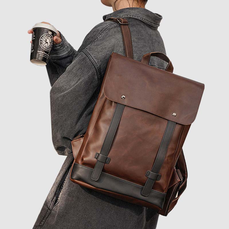 Brooklyn Leather Backpack