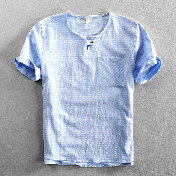 Charles Morrison Islander Linen Shirt - Avxnue