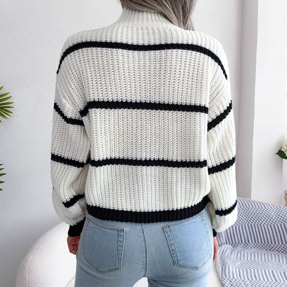 Chic Oversized Turtleneck Sweater