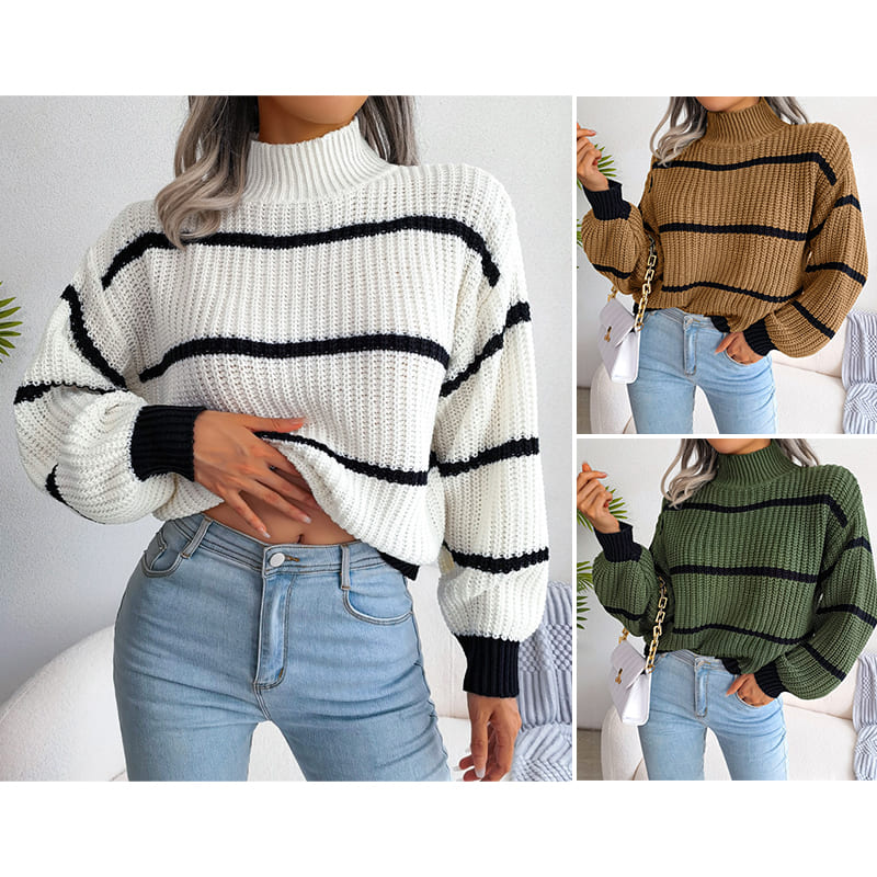 Chic Oversized Turtleneck Sweater