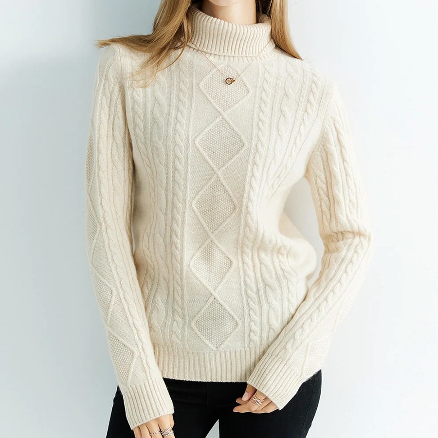 Emie Daly Cashmere Turtleneck Sweater