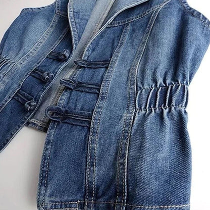 Emie Daly Celestial Denim Vest